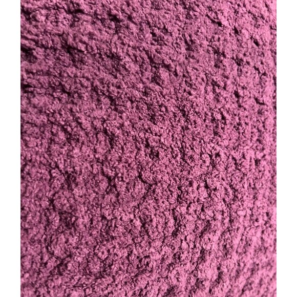 SUNDAY CITIZEN Snug Waffle Purple Memory Foam Square Throw Pillow 18 x 18 New - Picture 5 of 6